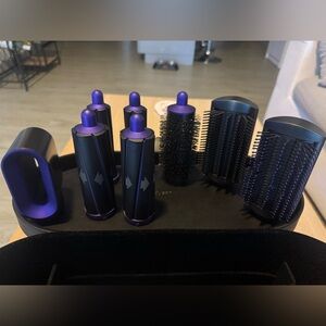 Dyson Purple and Black Hair Styling Set